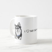 Pomskyのマグ コーヒーマグカップ (正面左)