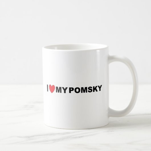 pomsky愛 コーヒーマグカップ (右)