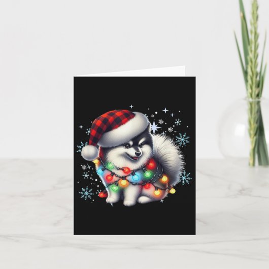 Pomsky Christmas Gifts For Pomsky Lovers Uni-adult カード (正面)