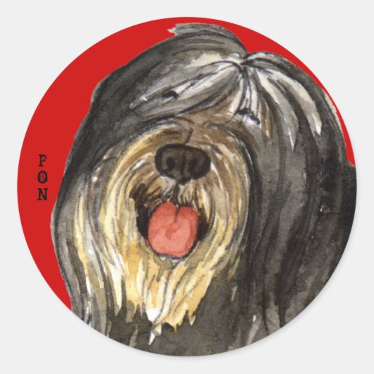 PONカラーブロック ラウンドシール (正面)