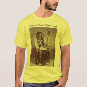 Poncaの主で白いワシメンズワイシャツ Tシャツ