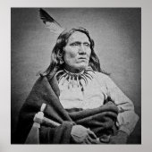 Ponca Chief  Yankton  Dakota Territory circa 1870s ポスター (正面)