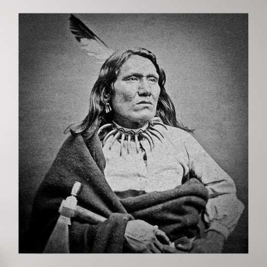 Ponca Chief  Yankton  Dakota Territory circa 1870s ポスター (正面)