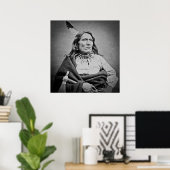 Ponca Chief  Yankton  Dakota Territory circa 1870s ポスター (ホームオフィス)