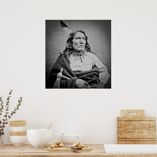 Ponca Chief Yankton Dakota Territory circa 1870s ポスター (キッチン)
