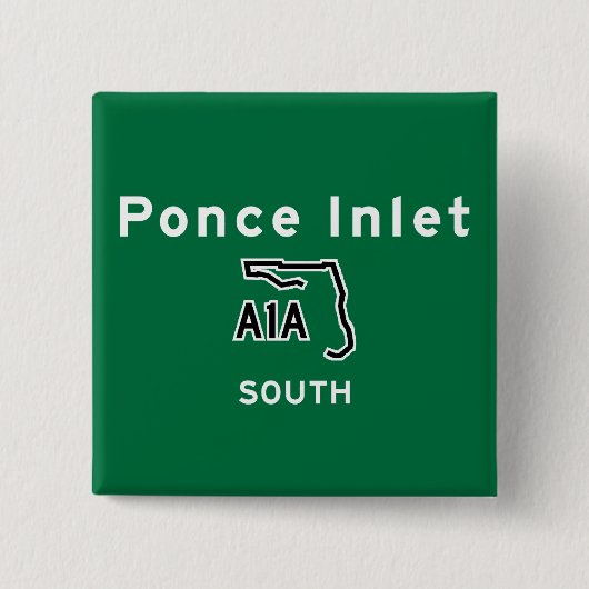 Ponceの入口A1A 缶バッジ (正面)
