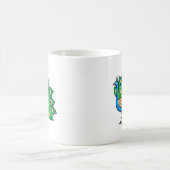 Ponceの孔雀 コーヒーマグカップ (中央)
