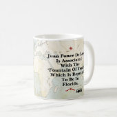 Ponce Deレオンの歴史的マグ コーヒーマグカップ (正面右)