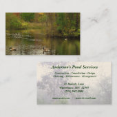 Pondサービス 名刺 (正面/裏面)