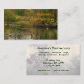 Pondサービス 名刺 (正面/裏面)