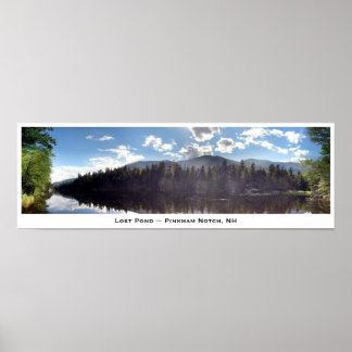 Pond 失った to Pinkham Notch, NH ポスター