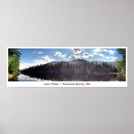 Pond 失った to Pinkham Notch, NH ポスター (正面)