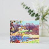 Pond at Old Lyme, Connecticut ポストカード (スタンド正面)