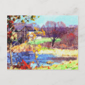 Pond at Old Lyme, Connecticut ポストカード (正面)