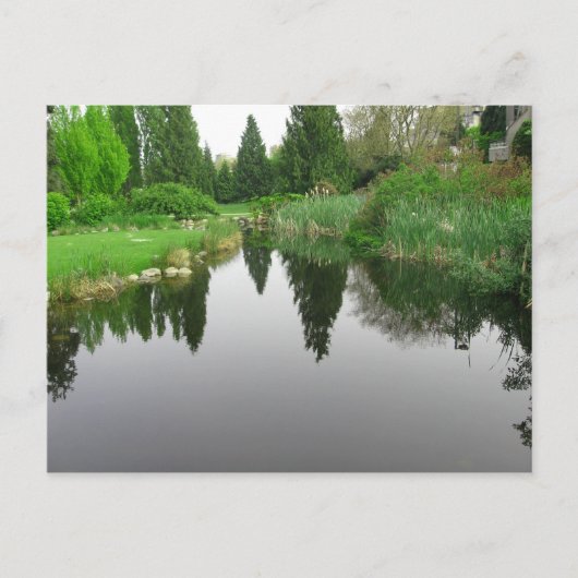 Pond at Vancouver、BCポストカード ポストカード (正面)
