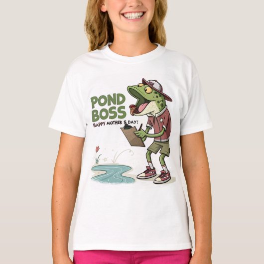 Pond Boss T-Shirt for Mother's Day Tシャツ (正面)