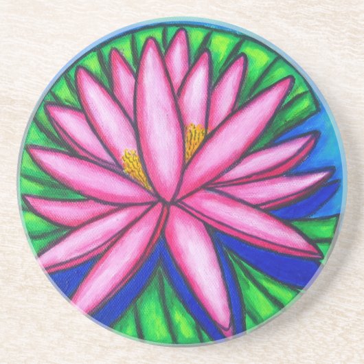 Pond Gem Coaster #2 by Lisa Lorenz コースター (正面)