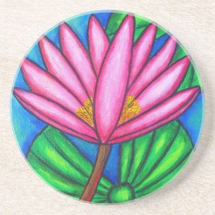 Pond Gem Coaster #3 by Lisa Lorenz コースター