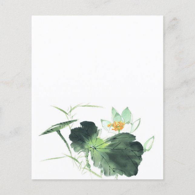 POND LOTUS PEACE lブ中国のラシ絵画の芸術 (正面)