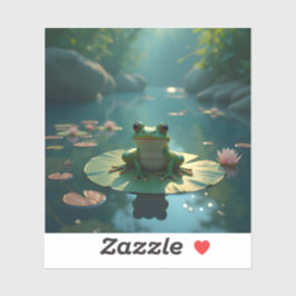 Pond Sentinel - Square Vinyl シール