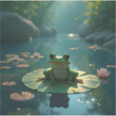 Pond Sentinel - Square Vinyl シール (正面)