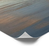 Pond Waterscape Sunset Photo Poster ポスター (角)