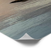 Pond Waterscape Sunset Photo Poster ポスター (角)