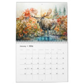 Pond Whispers – 2026 Watercolor Wildlife Calendar カレンダー (1月 2026)