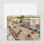 Ponde Leon Blvd,ヴィンテージ，コーラルゲーブルズ，フロリダ ポストカード (正面/裏面)