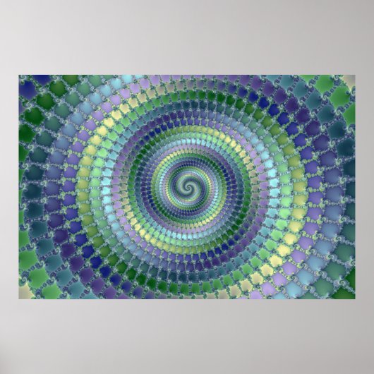 Pondering – フラクタル ポスター (正面)