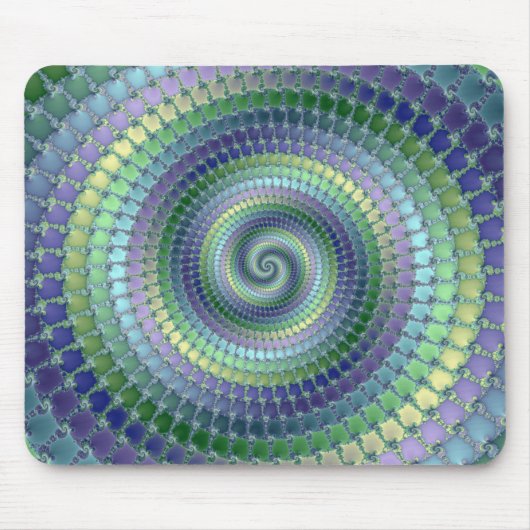 Pondering – フラクタル マウスパッド (正面)