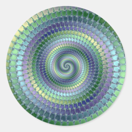 Pondering – フラクタル ラウンドシール (正面)