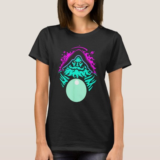 Pondering My Orb Wizard Ponders Magicalファンタジー社 Tシャツ (正面)