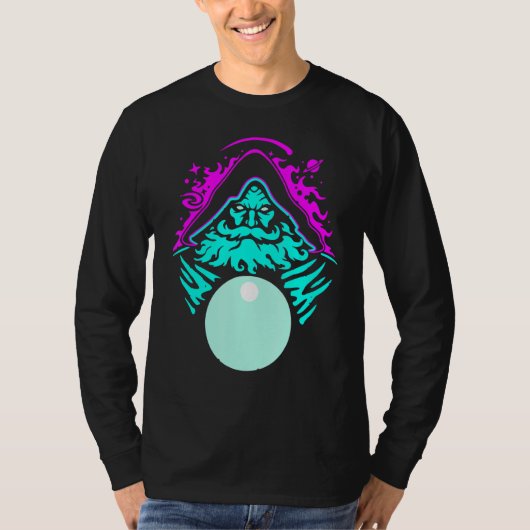 Pondering My Orb Wizard Ponders Magicalファンタジー社 Tシャツ (正面)