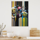 Ponderland Kenゲージでプレビューサイケデリック ポスター (キッチン)