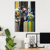 Ponderland Kenゲージでプレビューサイケデリック ポスター (ホームオフィス)