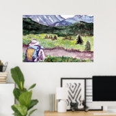 PONDEROSA PLAINS BY HARRIET DAVIDSOHN – アーティスト ポスター (ホームオフィス)