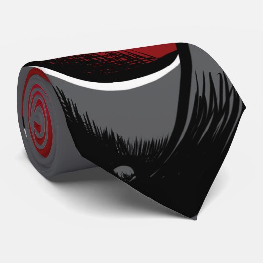 Poniboi113グラフィックロゴ ネクタイ (ロール)