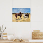 Ponies of Assateague Island ポスター (キッチン)