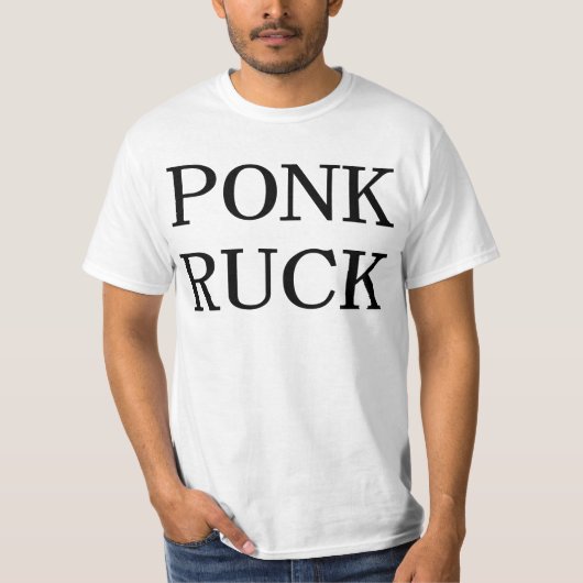 ponkのしわ tシャツ (正面)