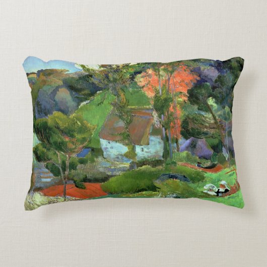Pont Aven 1888年のポール・ゴーギャン|の景色 アクセントクッション (正面)
