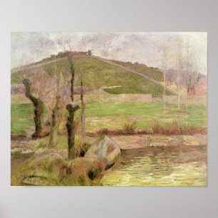 Pont-Aven 1888年の近くのポール・ゴーギャン の景色 ポスター