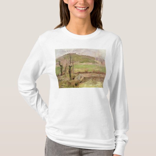 Pont-Aven 1888年の近くのポール・ゴーギャン|の景色 Tシャツ (正面)