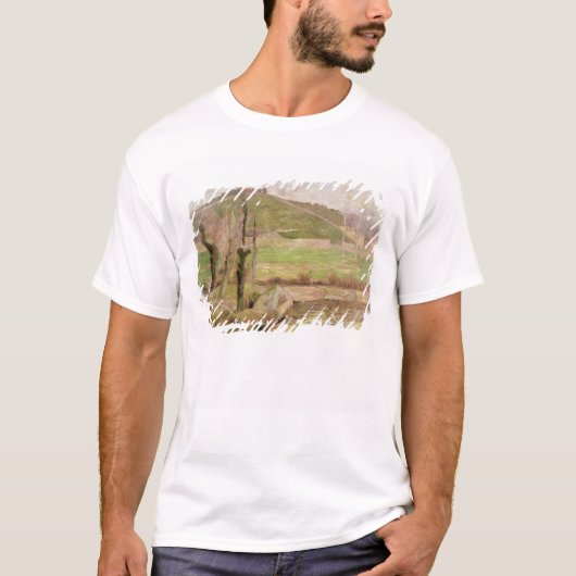 Pont-Aven 1888年の近くのポール・ゴーギャン|の景色 Tシャツ (正面)