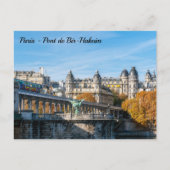 Pont de Bir-HakeimのArialメトロ – パリ，フランス ポストカード (正面)