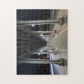 Pont de Bir-Hakeim at night – パリ,フランス ジグソーパズル (縦)