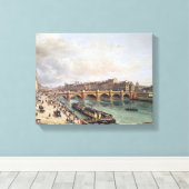 Pont Neufの表示, 1832 キャンバスプリント (インサイチュ (ウッドフロア))