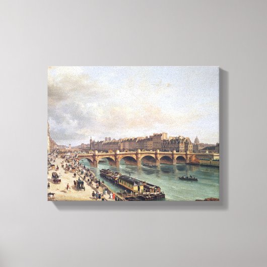 Pont Neufの表示, 1832 キャンバスプリント (正面)