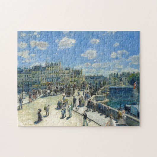 Pont Neuf Paris by Pierre-Auguste Renoir ジグソーパズル (横)