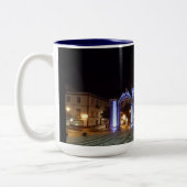 Ponta Delgada都市はマグをゲートで制御します ツートーンマグカップ (左)